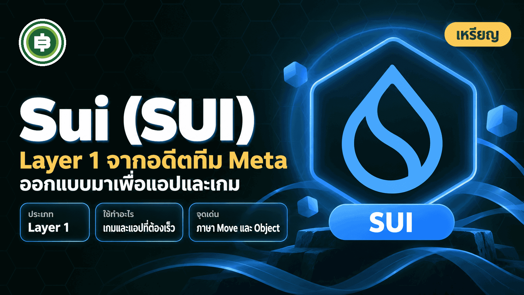 Sui (SUI) คืออะไร? บล็อกเชนจากอดีตทีม Meta ที่ออกแบบโมเดลข้อมูลใหม่เพื่อความเร็ว (อัปเดต 2026)