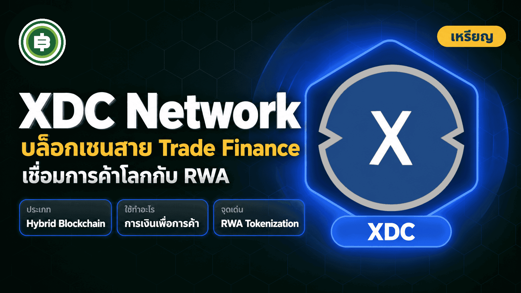XDC Network (XDC) คืออะไร บล็อกเชนสาย Trade Finance และ RWA (อัปเดต 2026)